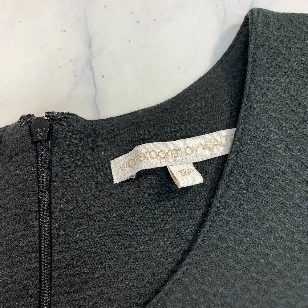 walterbaker by WALTER Black Textured Sheath Dress - Picture 6 of 12
